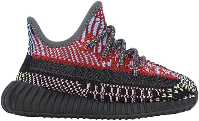 adidas Infant Boys Yeezy Boost 350 V2 Slip On Sneakers Shoes Casual - Black