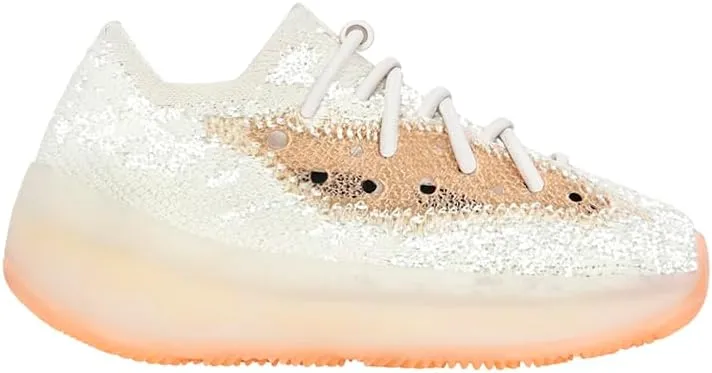adidas Infant Boys Yeezy Boost 380 Slip On Sneakers Shoes Casual - Orange, White