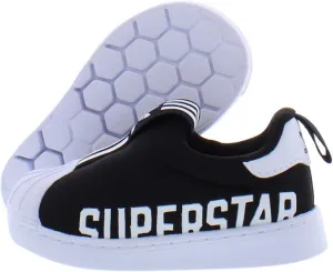 adidas Superstar 360 X Baby Boys Shoes Size 8, Color: Black/White