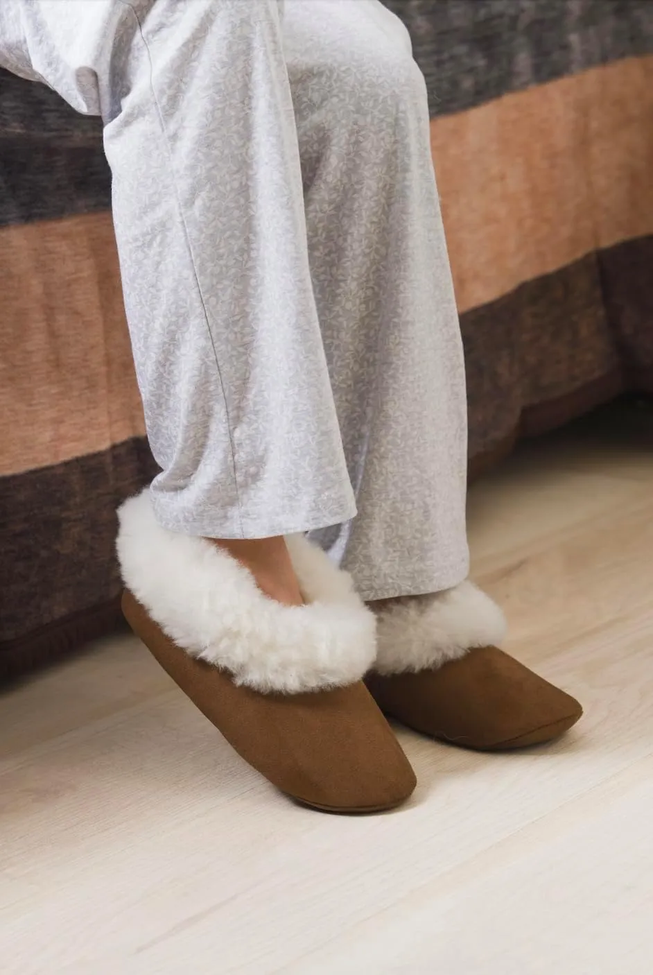 Alpaca Slippers For Women Indoor | 100% Baby Alpaca Womens Slippers | Fur Slippers For Women | House Slippers Shoes