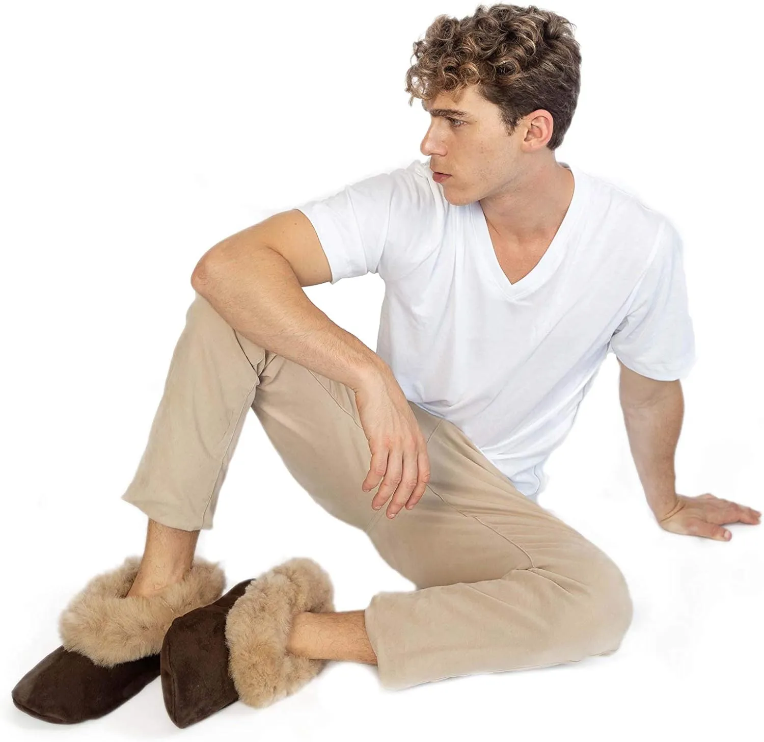Alpaca Slippers For Women Indoor | 100% Baby Alpaca Womens Slippers | Fur Slippers For Women | House Slippers Shoes