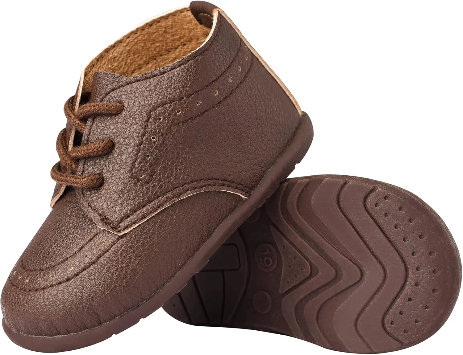 Anrentiy Baby Toddler Boys Girls Oxford Dress Shoes Classic Formal Infant First Walking Christening Shoes