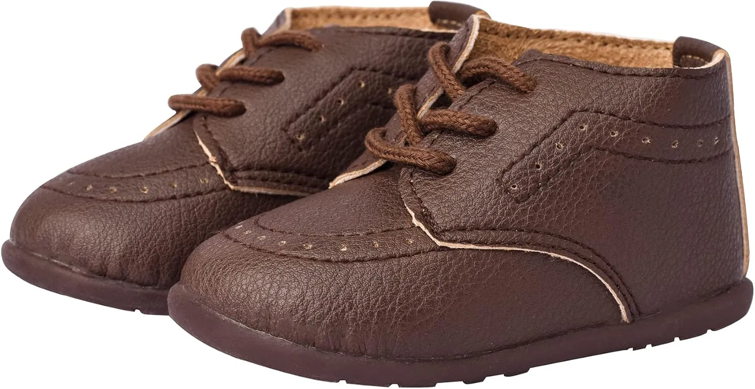 Anrentiy Baby Toddler Boys Girls Oxford Dress Shoes Classic Formal Infant First Walking Christening Shoes