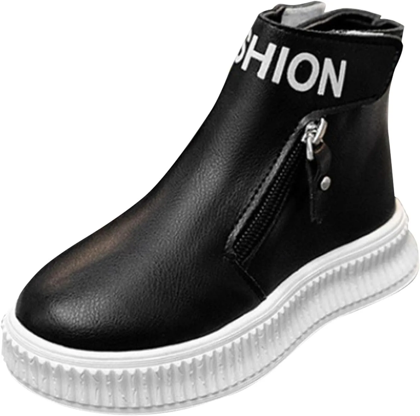 Baby Autumn Boots Girls And Boys Children's Casual Shoes Mesh Soft Sole Breathable Sports Short Boots Back Lace Design