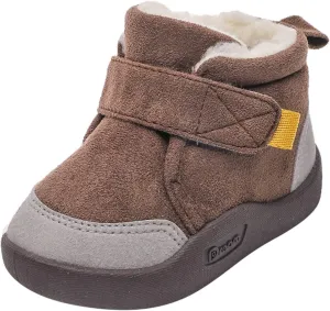 Baby Boot Socks Baby Shoes Toddler Boots Soft Bottom Toddler Shoes Plus Velvet Thick Non Slip Large Cotton Shoes Crawling Boot Shoes Baby Boy