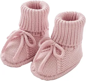 Baby Booties Newborn Sock Shoes Hand Knitting Crochet Infant Boy Girl Cozy Shoes Indoor Breathable Walking Shoes