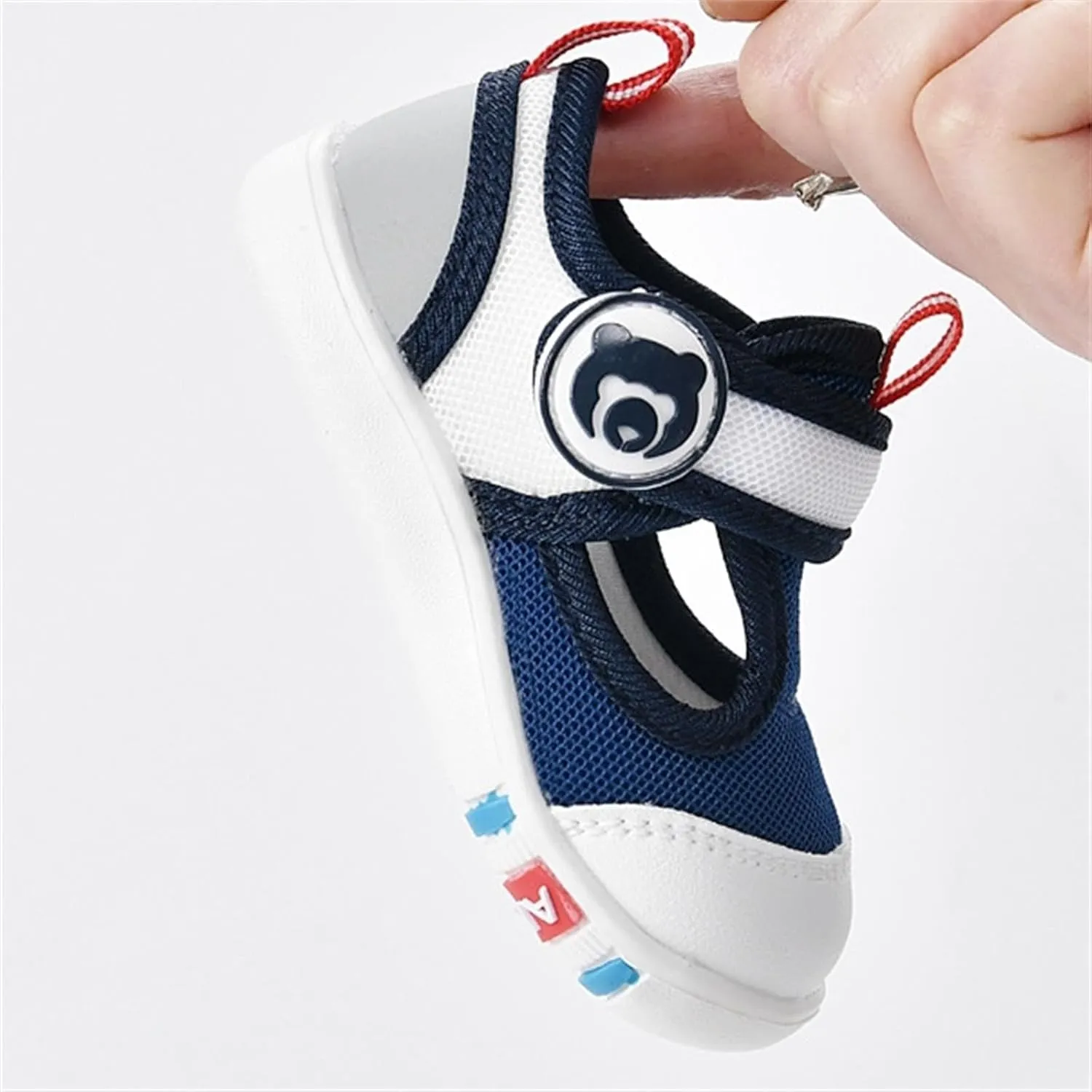 Baby Boy Girl Sandals Lightweight Breathable Summer Mesh Sneakers Non-Slip Toddler Breathable First Walking Shoes