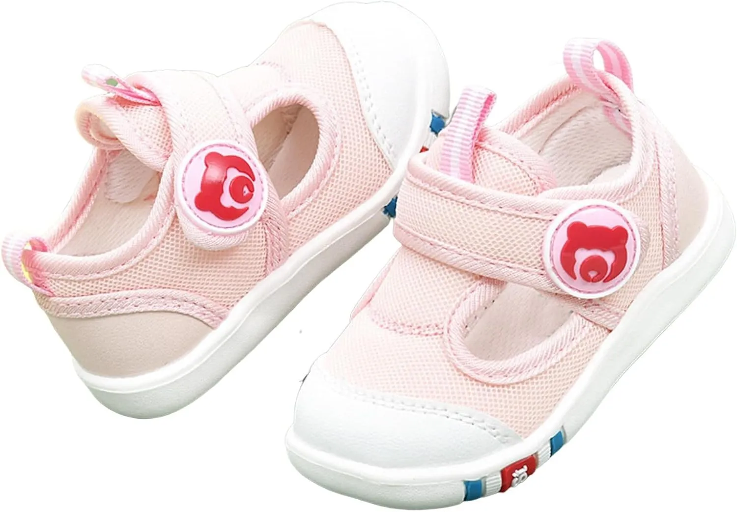 Baby Boy Girl Sandals Lightweight Breathable Summer Mesh Sneakers Non-Slip Toddler Breathable First Walking Shoes
