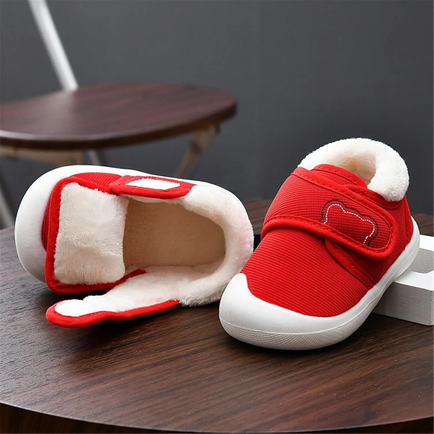 Baby Boy Girl Sneakers Fall and Winter Soft Sole Non Slip Padded Cotton Shoes Lightweight Toddler 7 Toddler Boy Shoes