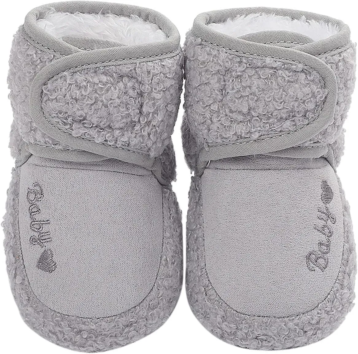 Baby Boy Hard Sole Boots Boys Girls Soft Plush Warm Baby Cotton Boots Snow Shoes Infant First Walkers Baby Shoes Baby Boy Infant Slippers