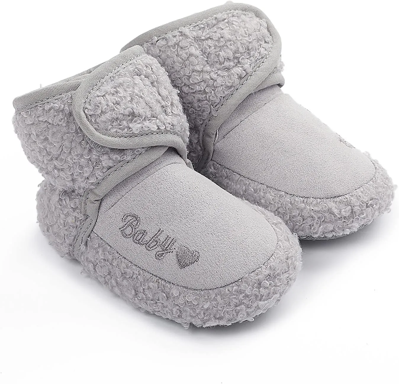 Baby Boy Hard Sole Boots Boys Girls Soft Plush Warm Baby Cotton Boots Snow Shoes Infant First Walkers Baby Shoes Baby Boy Infant Slippers