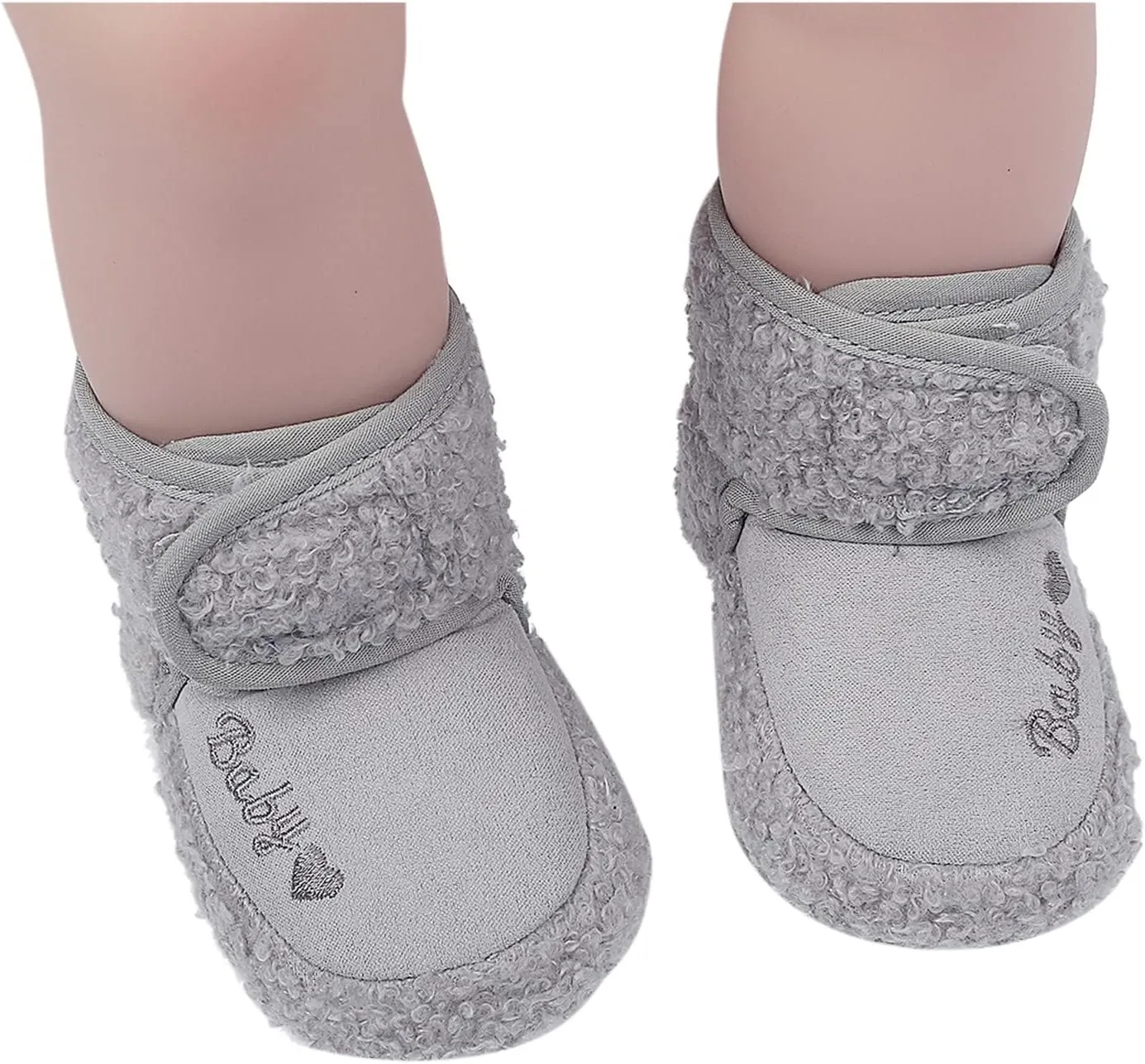 Baby Boy Hard Sole Boots Boys Girls Soft Plush Warm Baby Cotton Boots Snow Shoes Infant First Walkers Baby Shoes Baby Boy Infant Slippers