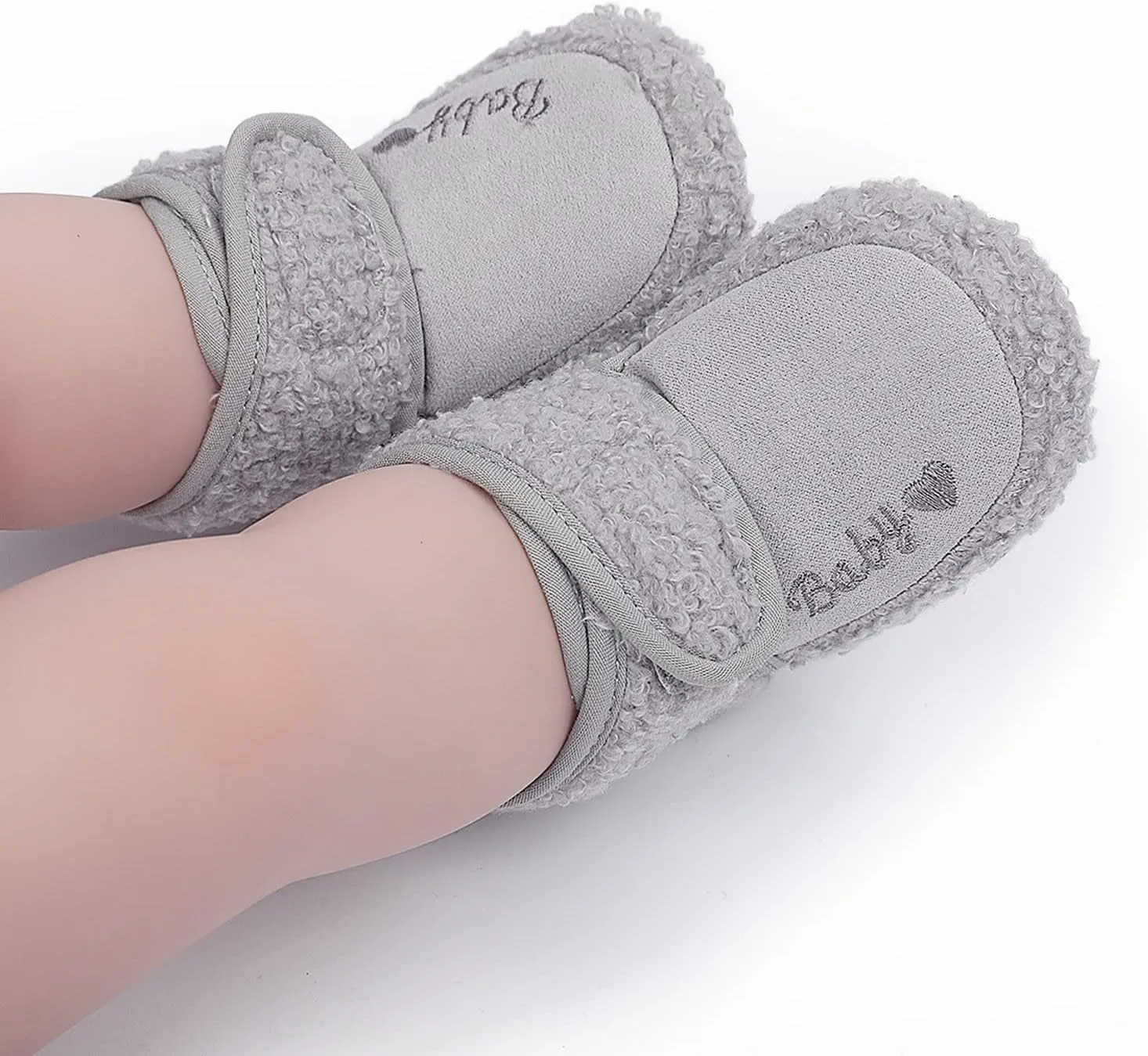 Baby Boy Hard Sole Boots Boys Girls Soft Plush Warm Baby Cotton Boots Snow Shoes Infant First Walkers Baby Shoes Baby Boy Infant Slippers