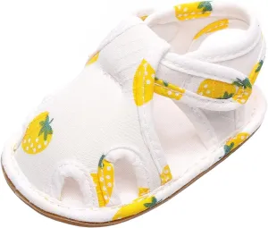 Baby Boy Sandals Size 8 Infant Toddler Shoes Soft Sole Non Slip Toddler Floor Shoes Fruit Water Shoes for Boys