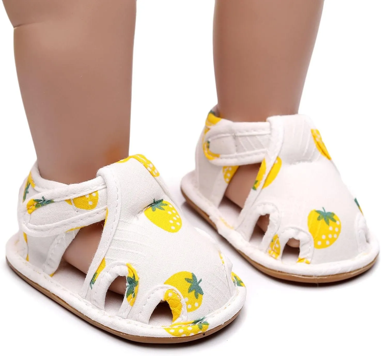 Baby Boy Sandals Size 8 Infant Toddler Shoes Soft Sole Non Slip Toddler Floor Shoes Fruit Water Shoes for Boys