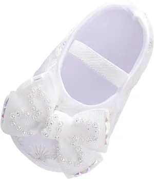Baby Boy Shoes Baby Shoes Fashion Soft Sole Toddler Shoes Pearl Dress Flower Princess Shoes Walking Shoes for Babies