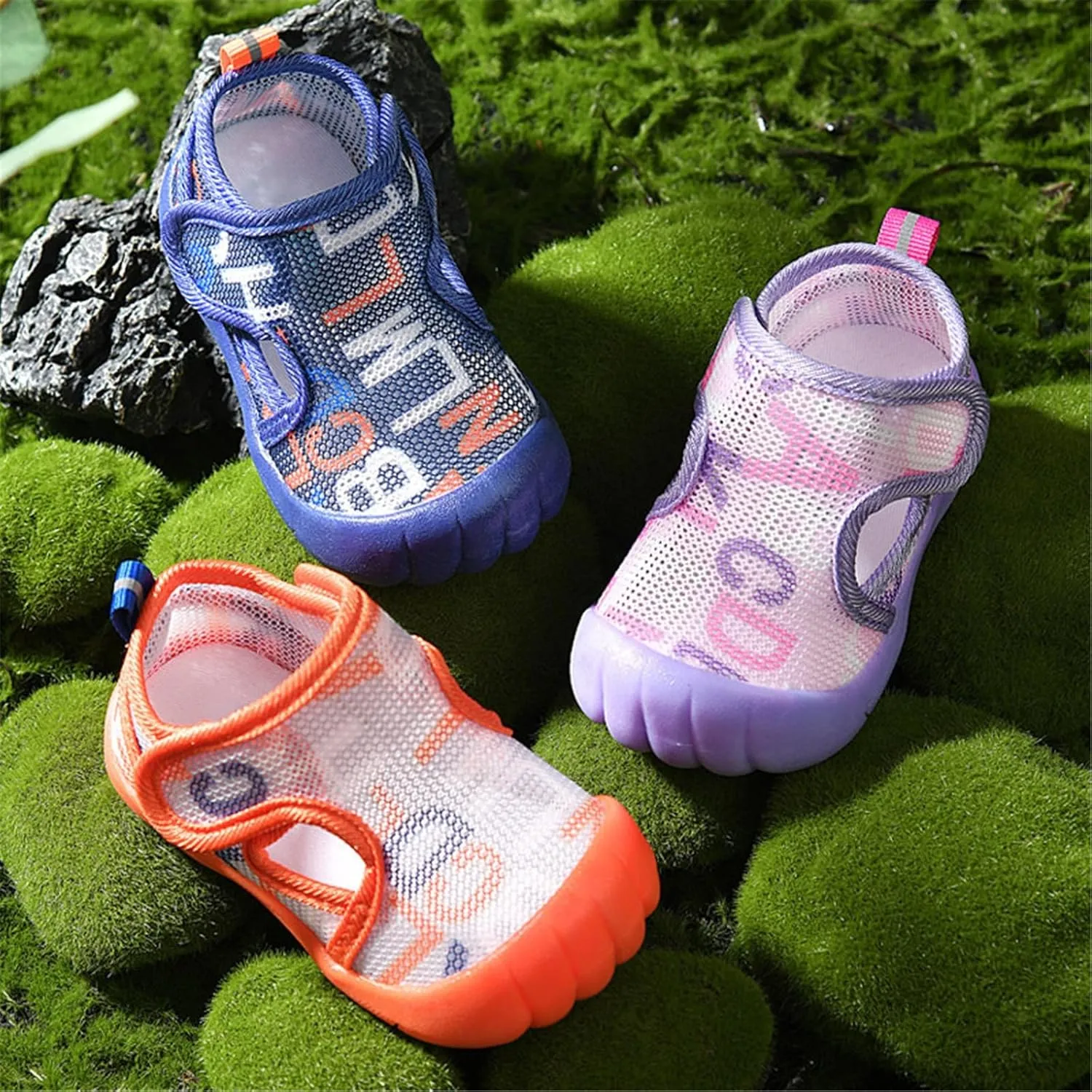 Baby Boys Girls Barefoot Swim Shoes Infant Pool Water Shoes Newborn Beach Walking Sandals Athletic Breathable Sneakers