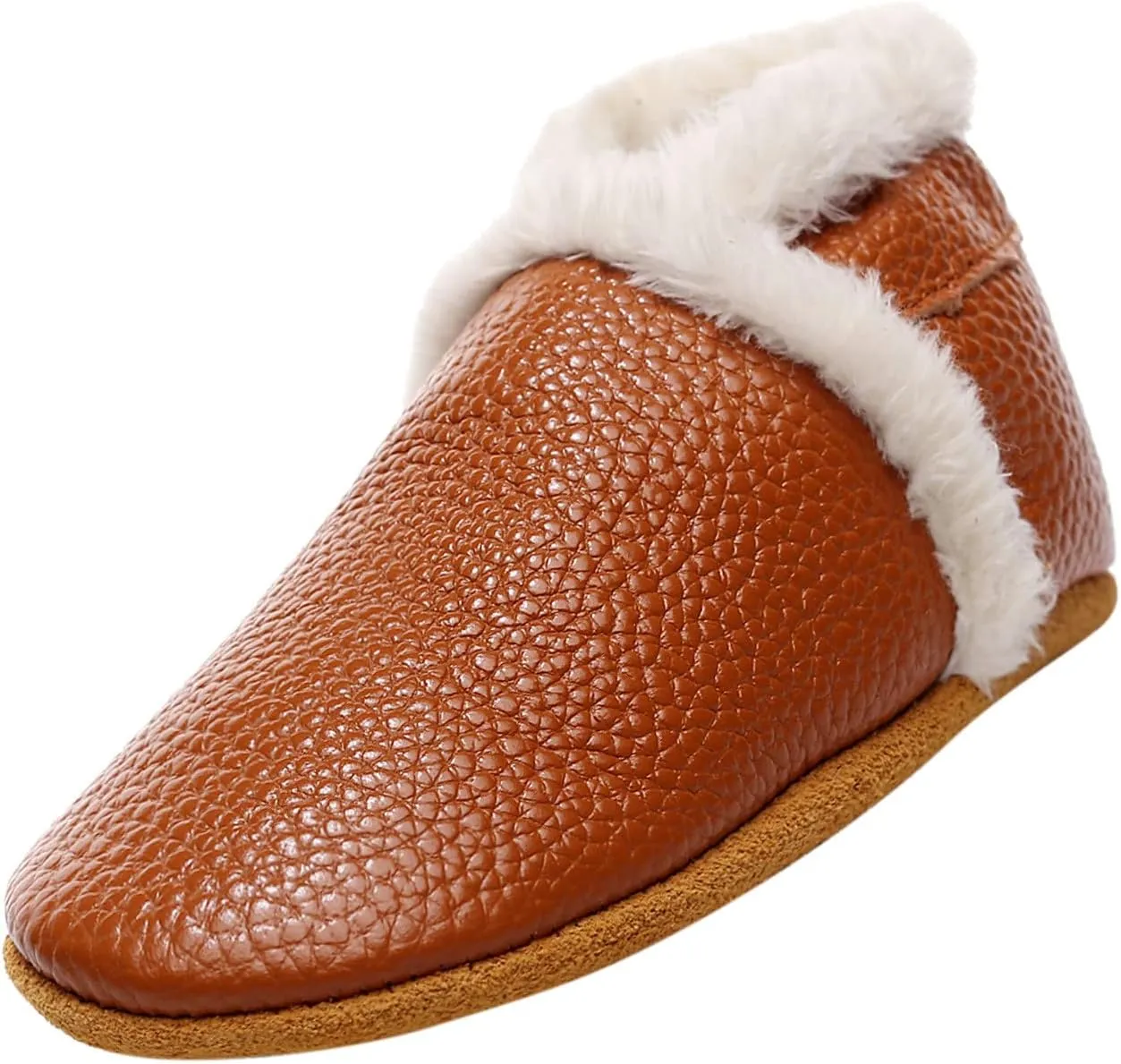 Baby Boys Girls Booties Infant Unisex Baby Winter Warm Fleece Socks Toddler Soft Sole Footwear First Walking Shoes