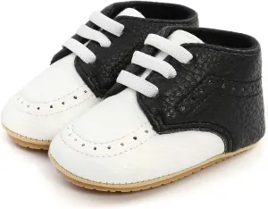Baby Boys Girls Canvas Sneakers Toddler Anti-Slip Shoes Infant High-top First Walkers Newborn Crib Shoes