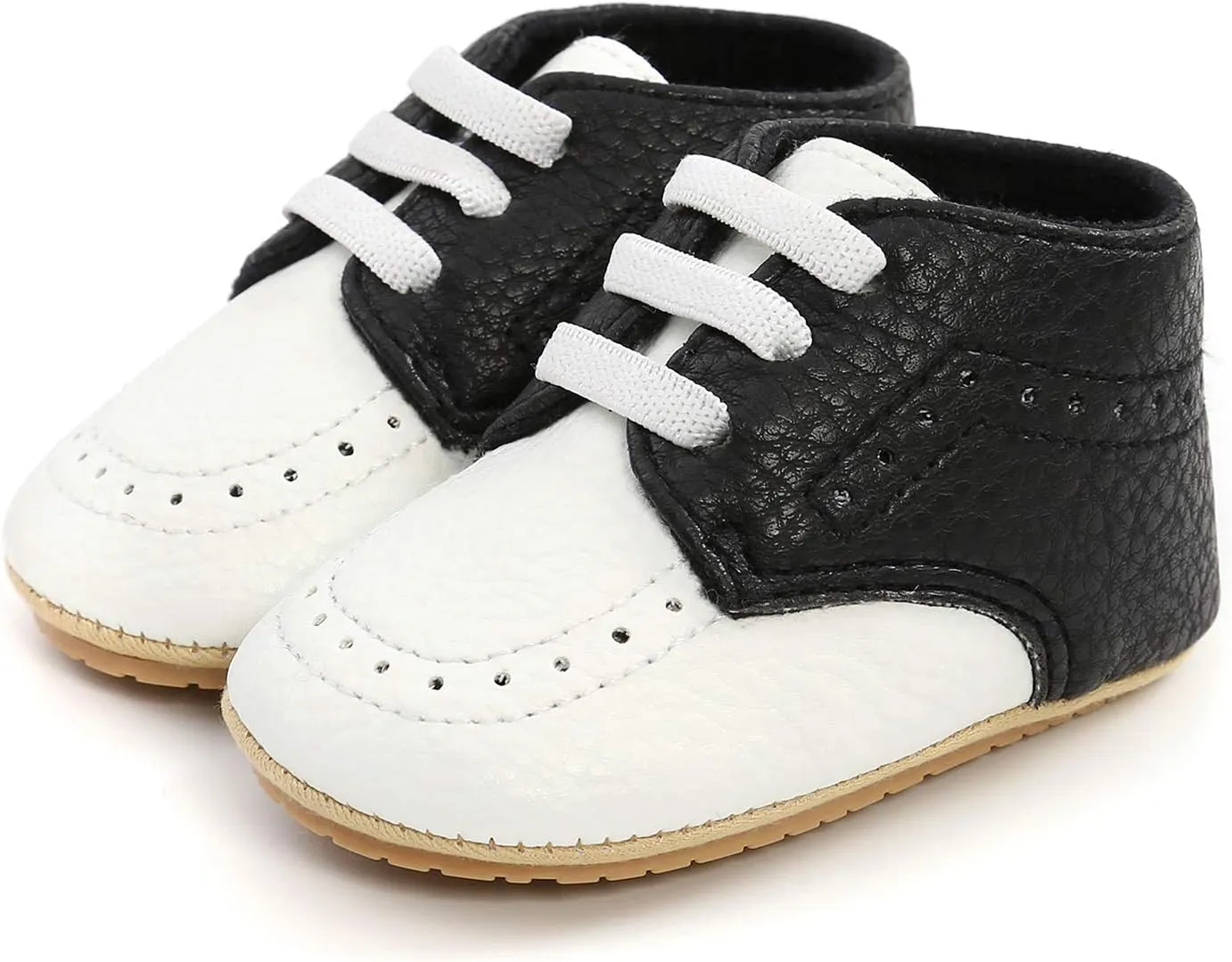 Baby Boys Girls Canvas Sneakers Toddler Anti-Slip Shoes Infant High-top First Walkers Newborn Crib Shoes