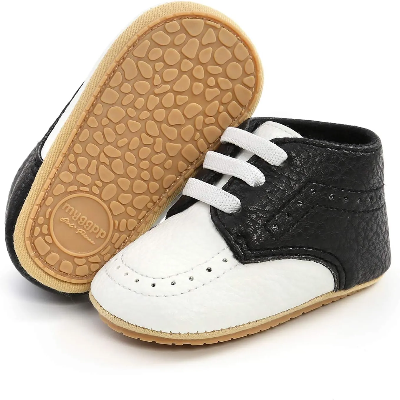 Baby Boys Girls Canvas Sneakers Toddler Anti-Slip Shoes Infant High-top First Walkers Newborn Crib Shoes