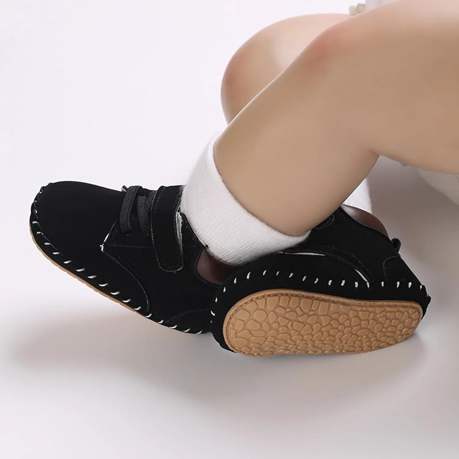 Baby Boys Girls High-Top Ankle Shoes Non Slip Soft Sole Comfortable Prewalker First Walking Sneakers for Toddler