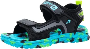 Baby Boys Girls Toddler Summer Shoes Sandals Outdoor Beach Anti-Slip Lightweight Soft Sole (Sky Blue, 1.5 Big Kids)