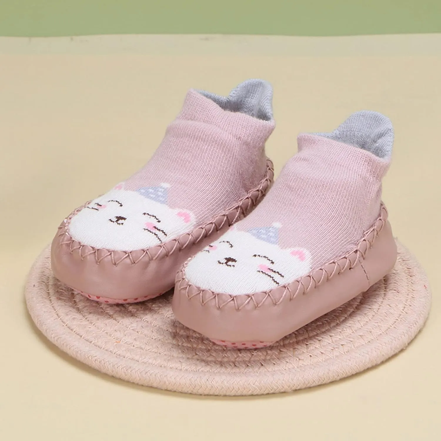 Baby Cute Cartoon Socks Shoes Children Toddler Shoes Flat Bottom Non Slip Floor Sports Shoes Baby Walking Shoes
