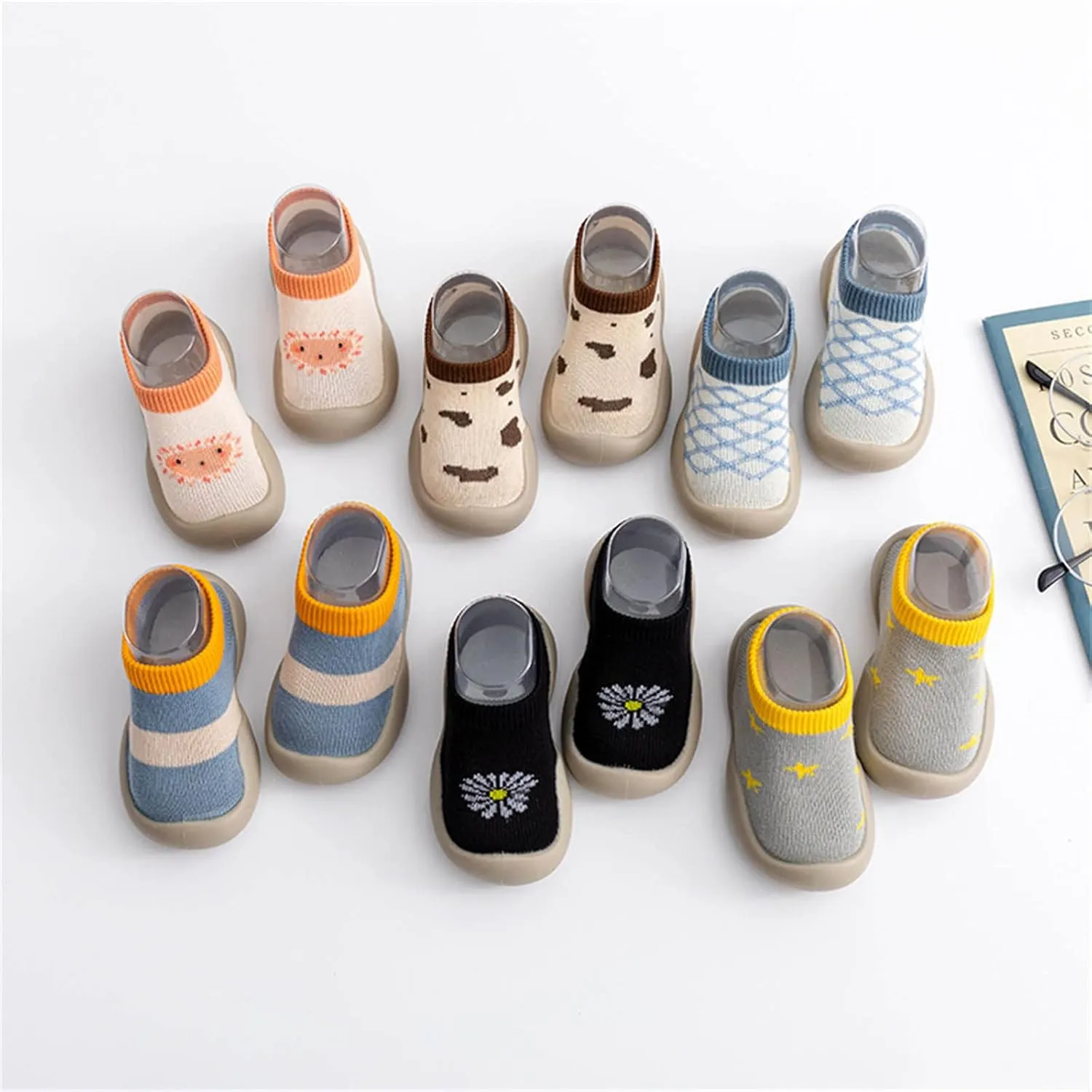 Baby Fall Cute Pattern Socks Shoes Baby Walking Shoes Toddler WarmThe Floor Socks Non Slip Prewalker Shoes Baby Shoes