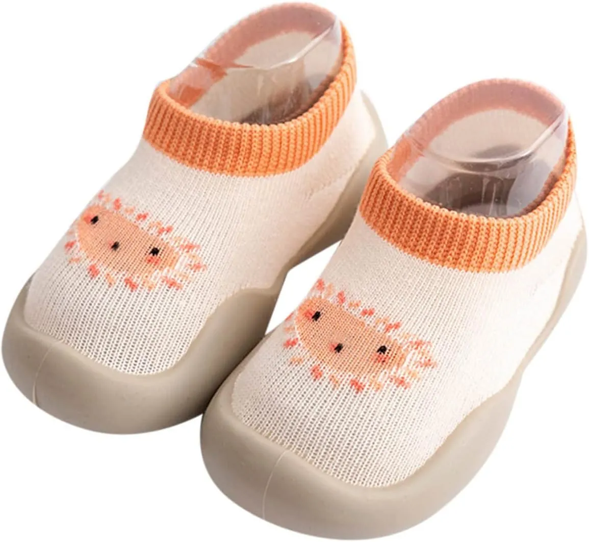 Baby Fall Cute Pattern Socks Shoes Baby Walking Shoes Toddler WarmThe Floor Socks Non Slip Prewalker Shoes Baby Shoes