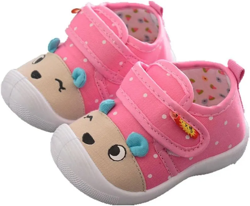 Baby Girl Squeaky Infant artoon Sole Shoes Baby Kids Boys Soft -Slip Girls Toddler Comfort Anti-Slip Soft Sole Shoes