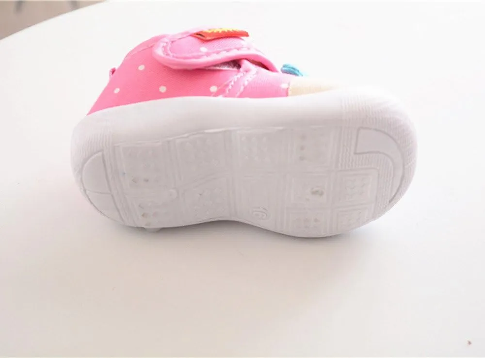Baby Girl Squeaky Infant artoon Sole Shoes Baby Kids Boys Soft -Slip Girls Toddler Comfort Anti-Slip Soft Sole Shoes