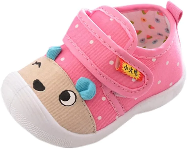Baby Girl Squeaky Infant artoon Sole Shoes Baby Kids Boys Soft -Slip Girls Toddler Comfort Anti-Slip Soft Sole Shoes