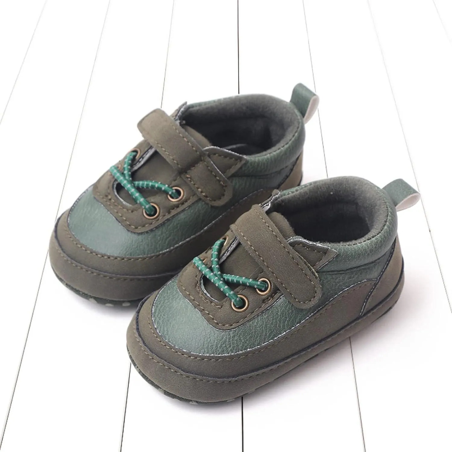 Baby Girls Boys PU Leather xford Shoes Soft Rubber Sole Sneakers Infant Walking Shoes Anti-Slip Ankle Boots