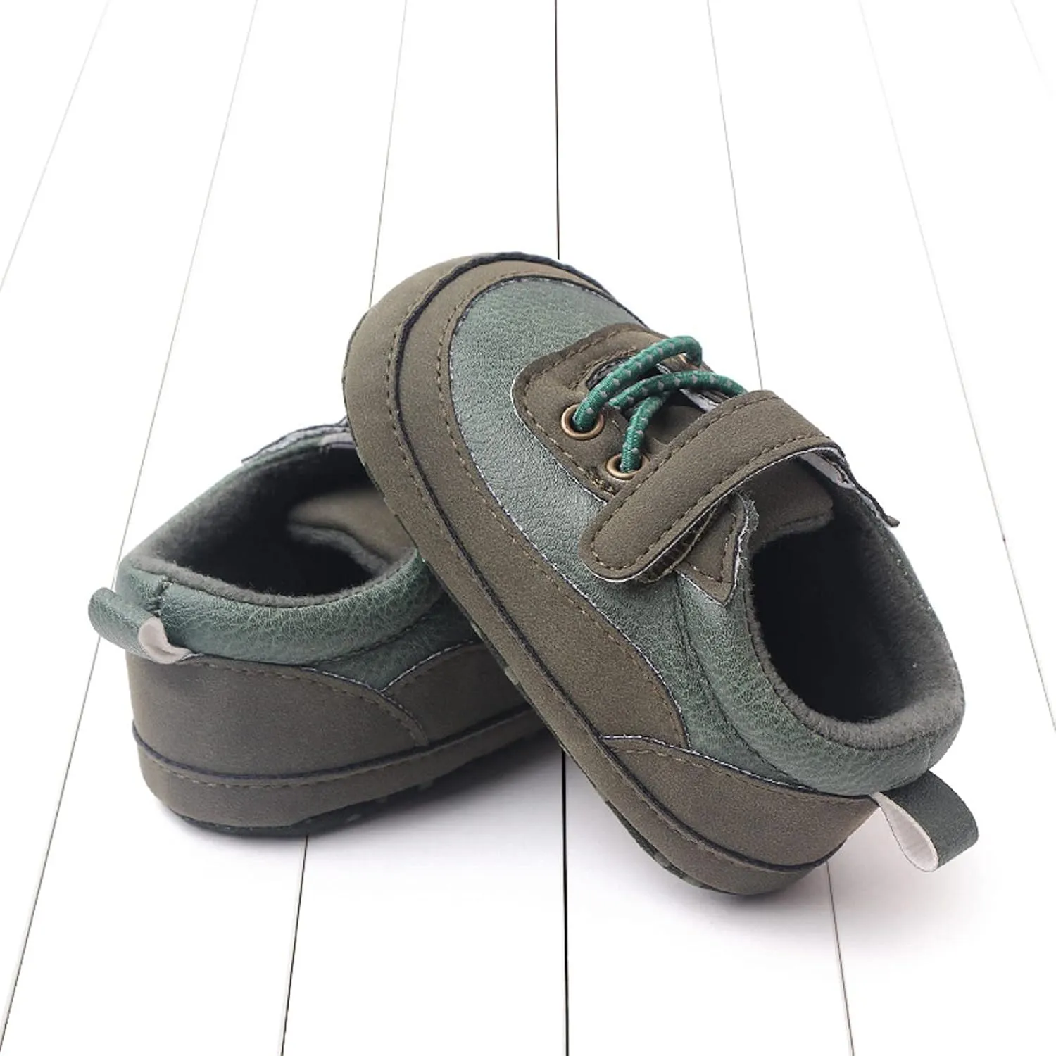 Baby Girls Boys PU Leather xford Shoes Soft Rubber Sole Sneakers Infant Walking Shoes Anti-Slip Ankle Boots