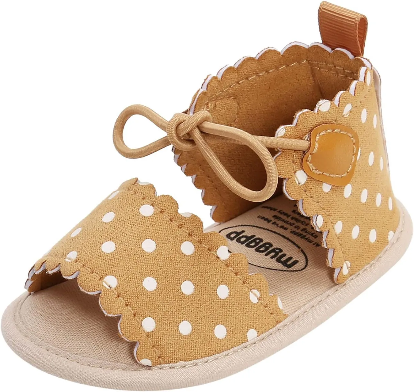 Baby Girls Boys Sandals Infant Toddler High Top Shoes Lightweight Anti-Slip Soft Sole Flat Shoes (Yellow, 11-6M)