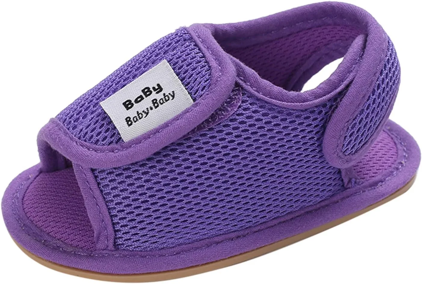 Baby Girls Boys Sandals Infant Toddler Shoes First Walkers Prewalkers Mesh Soft Sole Sneakers Casual (Purple, 6 Toddler)