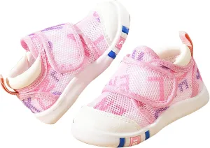 Baby Girls Boys Sandals Infant Toddler Shoes First Walking Shoes Mesh Soft Sole Breathable Sneakers (Pink, 4.5 Infant)