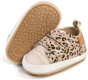 Baby Girls Boys Shoes Soft Anti-Slip Sole Newborn First Walkers High Top Canvas Denim Unisex Infant Sneaker