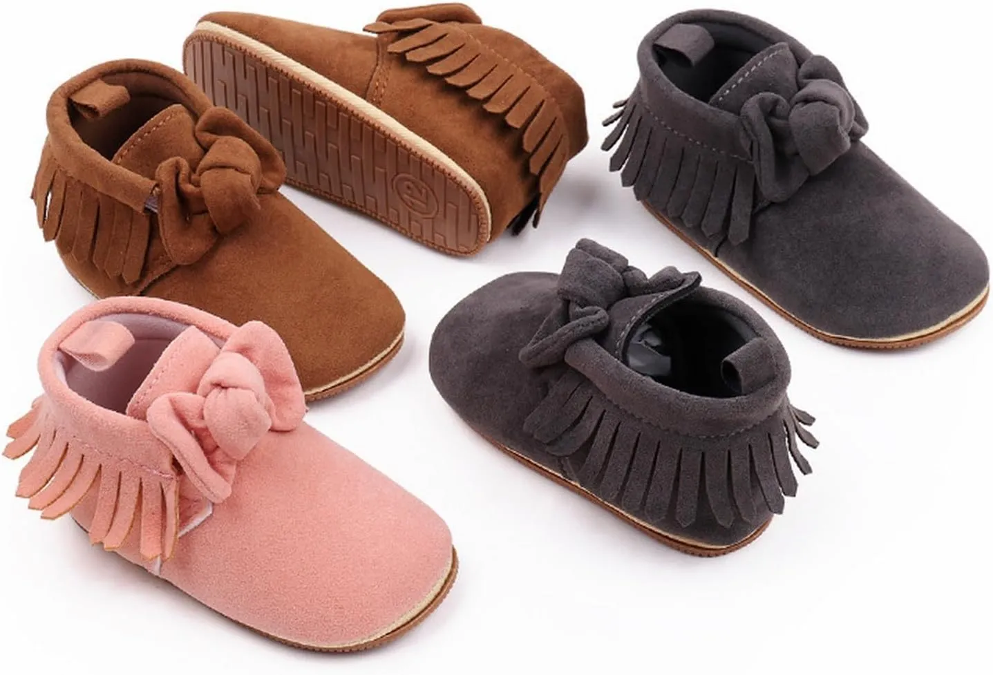 Baby Girls Boys Snow Boots Soft Sole Warm Winter Booties Anti Slip Toddler Newborn Shoes Snow Boots Girls Wide