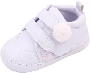 Baby Girls Boys Wing First Walking Ankle Boots, Soft Sole Infant Sneakers Fashion High-Top Non-Slip Floor Shoes