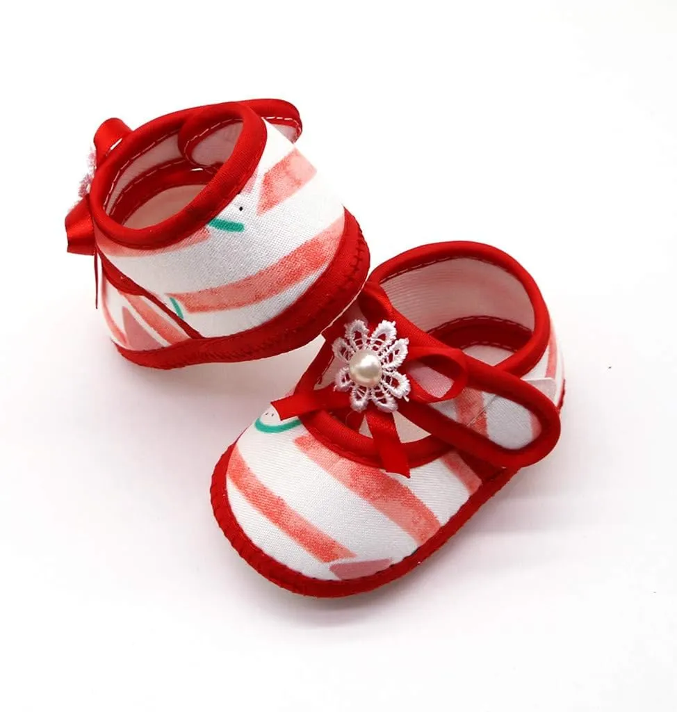 Baby Girls Soft Shoes Sole Prewalker Printing Single Watermelon Baby Girls Shoes