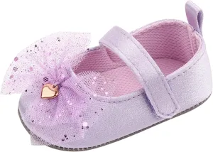 Baby Infant Boy Girl Sandals Shoes First Walkers Prewalkers Soft Anti-Slip Sole Flat Shoes Fashion (Purple, 4.5 Toddler)