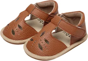 Baby Infant Boy Girl Sandals Shoes First Walking Shoes Soft Anti-Slip Rubber Sole Sneakers Fashion (Brown, 8.5 Toddler)
