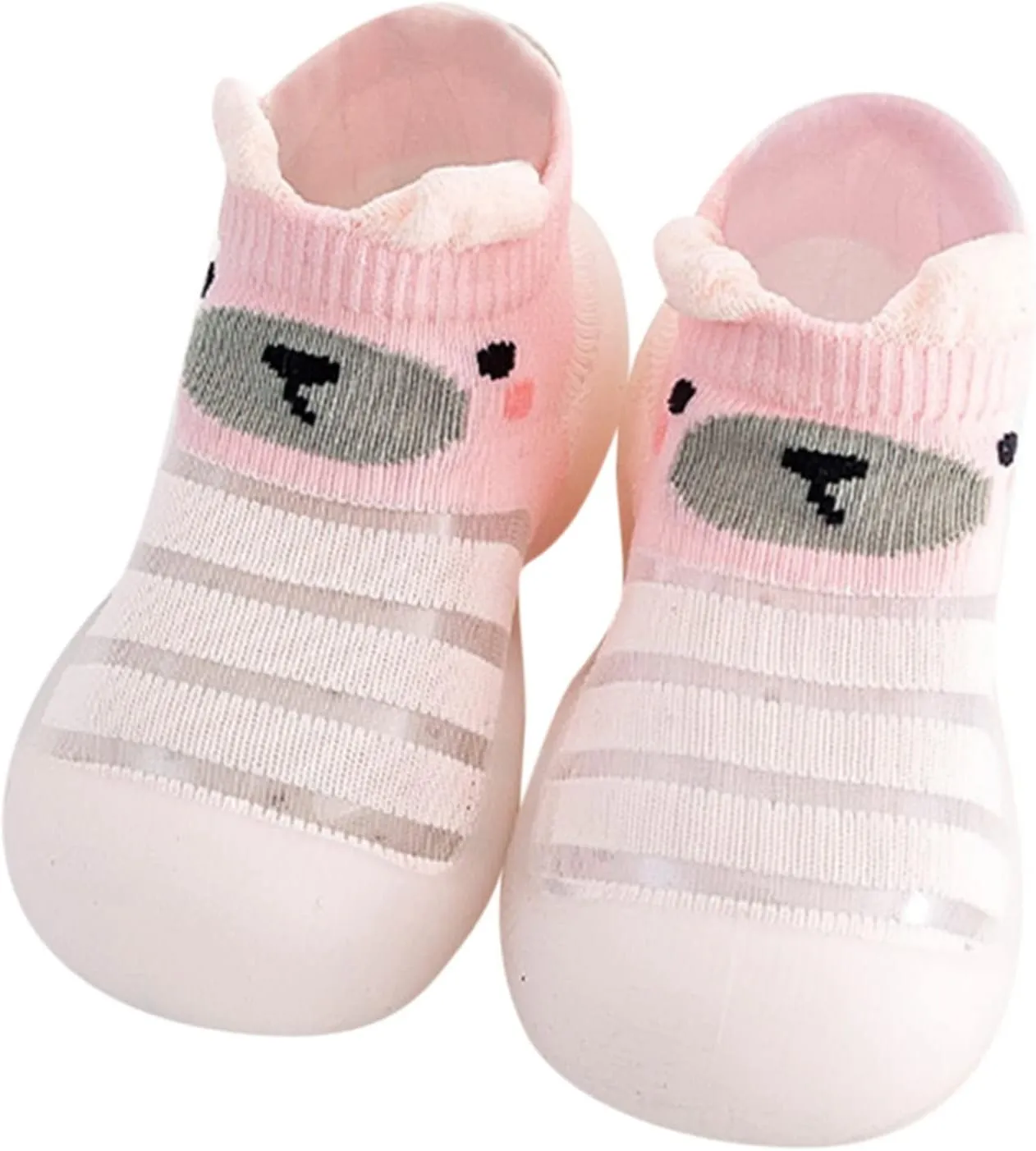 Baby Infant Boys Girls Animal Prints Cartoon Shoes Toddler Breathable Mesh The Floor Non Slip Little Boys Shoes