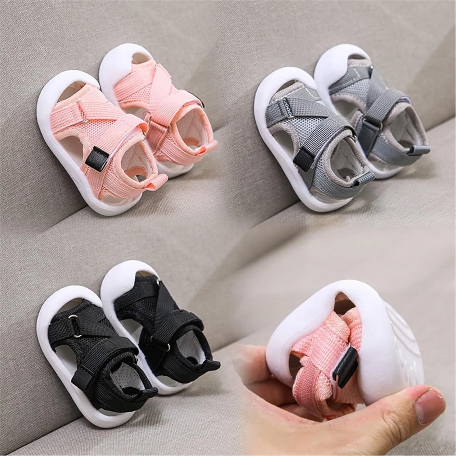 Baby Sandals For Boys And Girls Sports Shoes Cute Non Slip Soft Bottom Mesh Breathable Toddler Sandals Girls Sandals 10