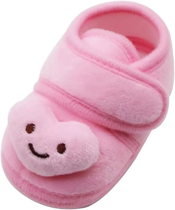 Baby Shoes Boys Girls First Walking Winter Plush Girls Cloud Infant Soft Warm Sole Shoes Baby for 6 9 12 18 24