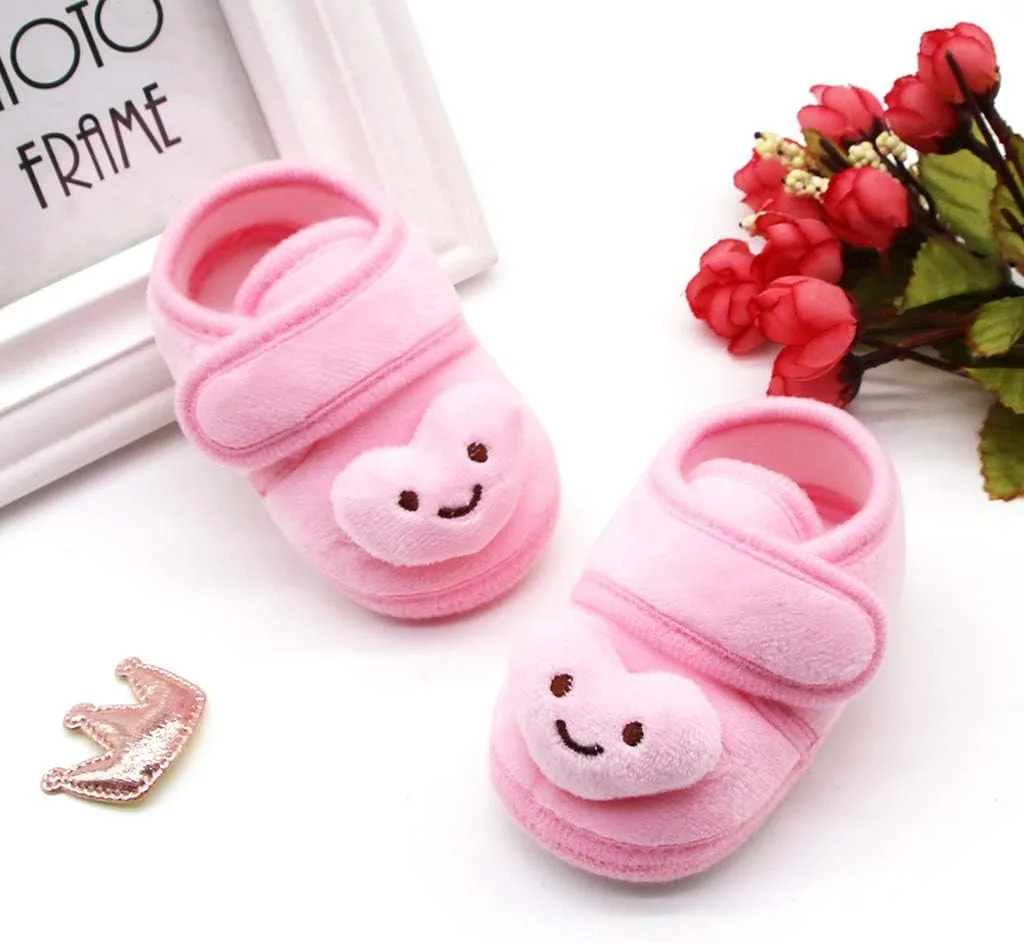 Baby Shoes Boys Girls First Walking Winter Plush Girls Cloud Infant Soft Warm Sole Shoes Baby for 6 9 12 18 24