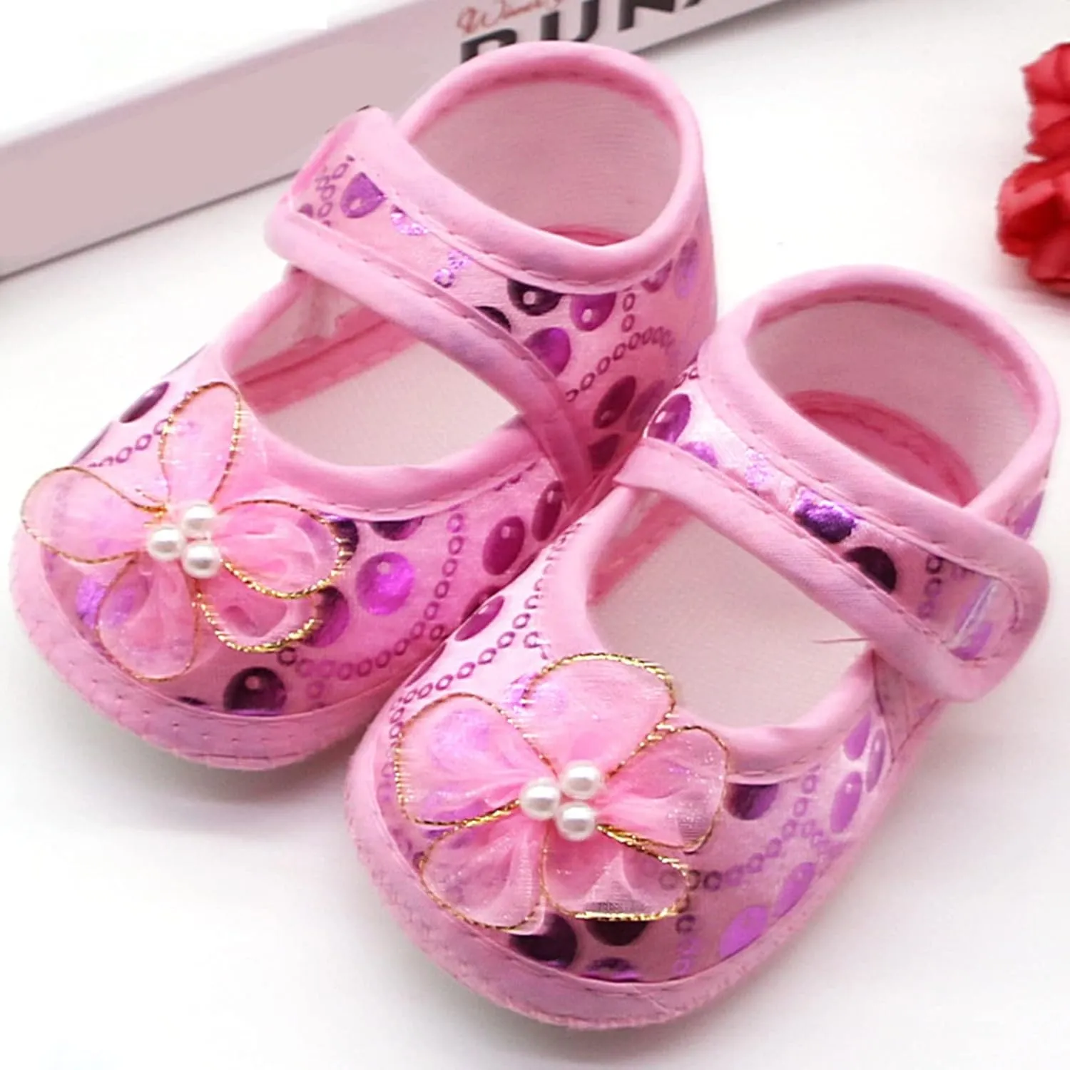 Baby Shoes Boys Girls Infant Sneakers Baby Soft Sole Cute New Born Girls Casual Baby Dress Shoes Canvas Denim