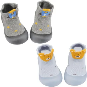 Baby Shoes Boys Girls Sock Shoe Elastic Infant First Cartoon Cats Soft Sole Rubber Toddler Boys & Kids